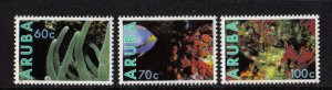 Aruba #56-58  MNH  1990   Marine life