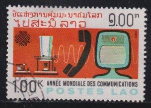 Laos 506 World Communications Year 1983