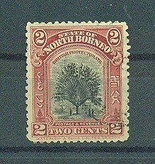 North Borneo sc# 137 (2) used cat value $.30