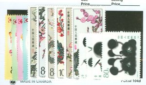 China (PRC) #1969/1986  Single (Complete Set)