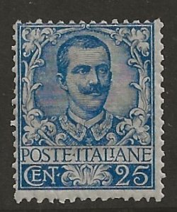 Italy 81   1901  25c  fine mint  hinged