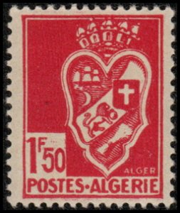 Algeria 154 - Used - 1.50fr Algiers Arms (No Engraver) (1943)