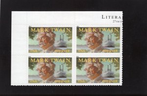 4545 Mark Twain, MNH blk/4