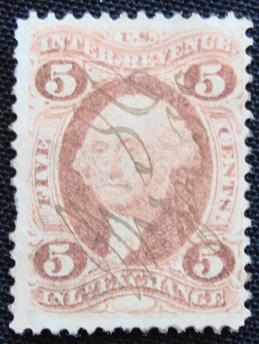 US #R27c Used Single, Revenue, George. Washington SCV $.50