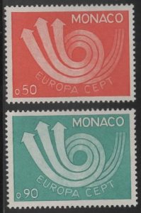 Monaco - Scott # 866-67 VF MNH - Europa