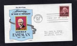 1062 Geo. Eastman, FDC Fluegel cachet addressed