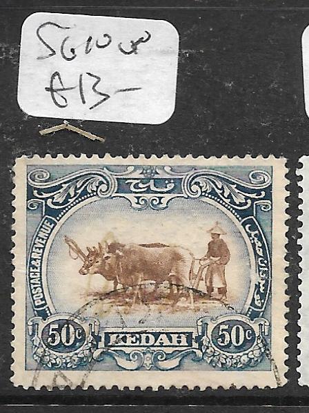 MALAYA KEDAH (P0805B) COW  50C  SG 10  VFU