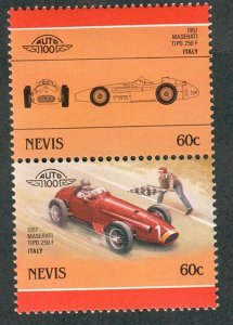 Nevis #304 Classic Cars MNH pair