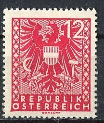 Austria; 1945: Sc. # 438: MH Single Stamp