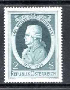 AUSTRIA 1008 MNH VF Carl Ditters von Dittersdorf - Composer