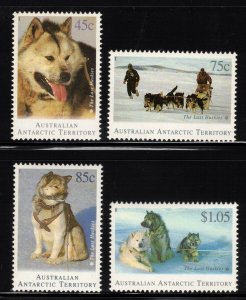 AUSTRALIAN ANTARCTIC 1994 Huskies; Scott L90-93; MNH