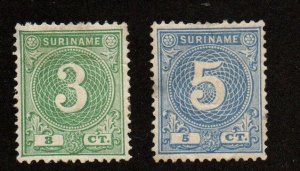 Suriname 20-21 Mint hinged
