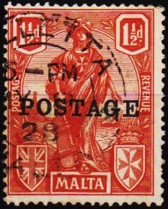 Malta.1926 1 1/2d S.G.146 Fine Used