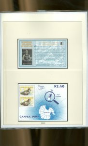 Norfolk Island #709-710 Mint (NH) Souvenir Sheet (Olympics)