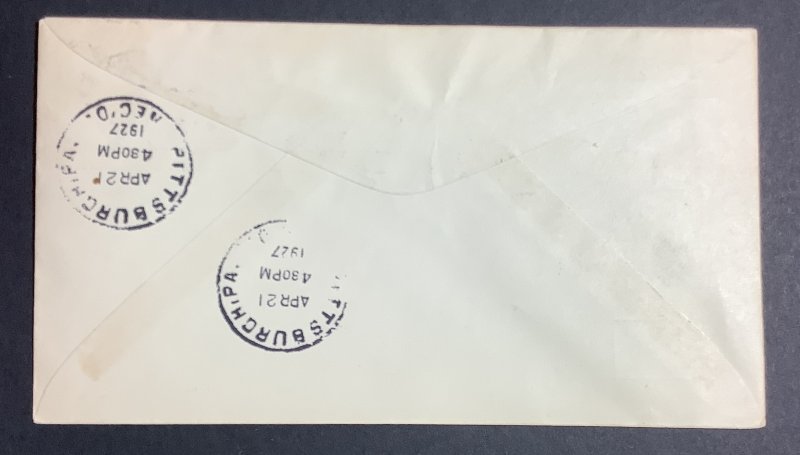 US Scott C7 First Flight Cover, Addressed
