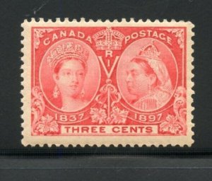 CANADA SCOTT #53 3c QUEEN VICTORIA JUBILEE VF MINT NEVER HINGED-SCOTT $200.00