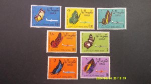 Somalia 1961 Airmail Issue Scott# C75-C81 complete Very Light Hinge set of 7