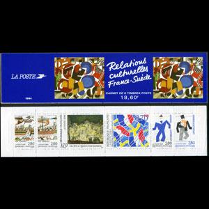 FRANCE 1994 - Scott# 2415a Booklet-Culture NH