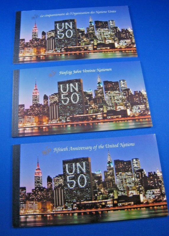 UN/NY 1995 - SCOTT #670 - 50TH ANNIVERSARY OF THE UN BOOKLETS 