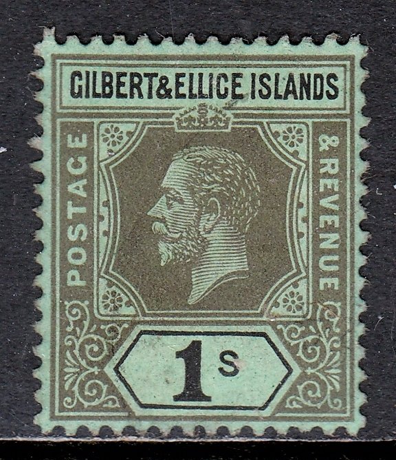 Gilbert and Ellice Islands - Scott #22 - MH - Disturbed gum - SCV $1.50