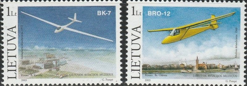 Lithuania, #757-758  Unused  From 2003