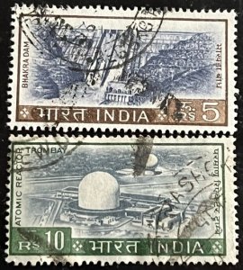 India Scott # 421-422 F/VF, Avg Used Cat. $1.05