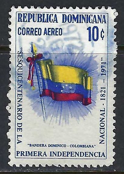 Dominican Republic C188 VFU FLAG 117C-1