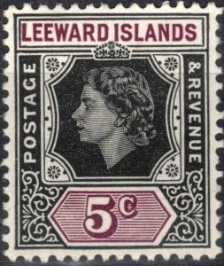 Leeward Islands #138, Unused, Hinged