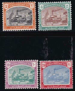 British Sudan 1948 SC J12-J15 Mint Set 