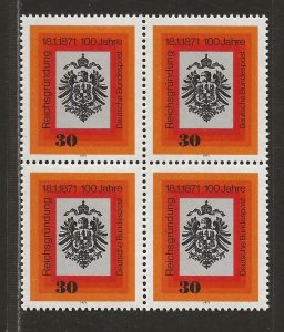 GERMANY SC# 1052 B/4  FVF/MNH