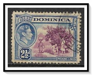 Dominica #101 KG VI & Picking Limes Used