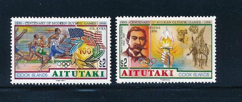 Aitutaki - Atlanta Olympic Games Sets 1996 - MNH 