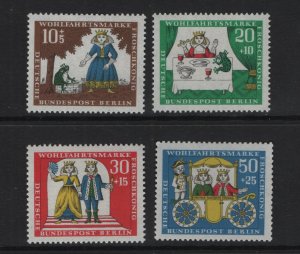 Germany  Berlin   #9NB41-9NB44  MNH  1967 the princess and the frog