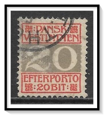 Danish West Indies #J6 Postage Due Used