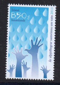 Iceland Sc 1292 2013 Water Cooperation stamp mint NH