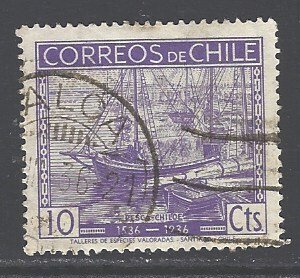 Chile Sc # 187 used (BBC)
