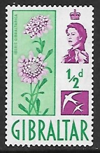 Gibraltar # 147 - Candytuft - MNH.....{Pg3}