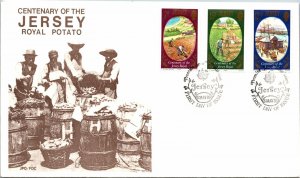 Jersey 1980 FDC - Centenary of the Royal Potato - F13274