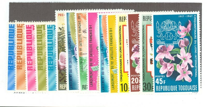 Togo #583/610 Mint (NH) Single (Complete Set)