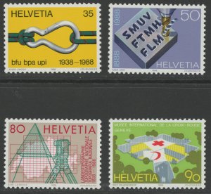 Switzerland  824-7 ** mint NH (2312 241)