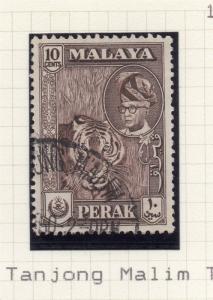 Malaya Perak 1957-65 Early Issue Fair Postmark on Used 10c. 176523