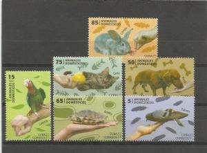 Cuba 2013 Domestic Animals 6v MNH