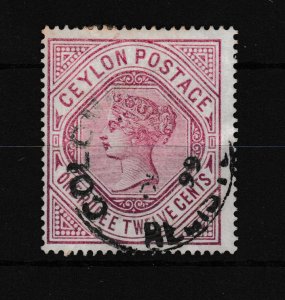 Ceylon 1887 1R 12C Fine Used SG201 WS43642