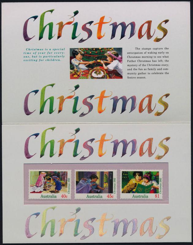 Australia 1303-5 in presentation Folder MNH - Christmas, Music