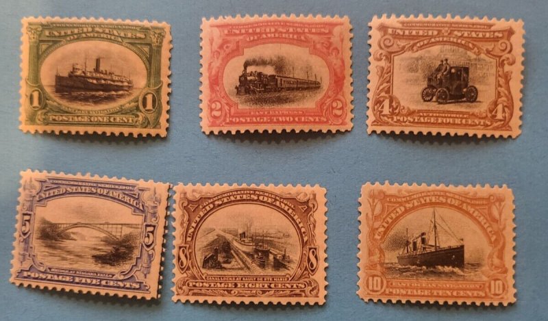 Stamps US Scott #294-9 never hinged