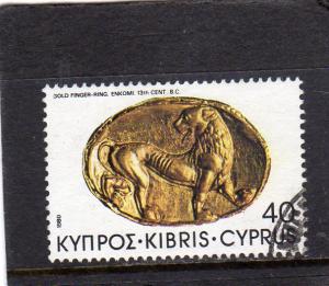 Cyprus 1980 Archaeological  Finds used