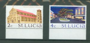 St. Lucia #262a/263a Mint (NH) Single