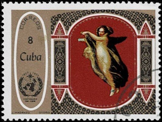 1973 Cuba Scott Catalog Number 1825 Used