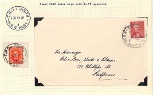 Australia RAILWAY 1947 New South Wales *T.P.O 2 North* {samwells-covers}PTS AT80