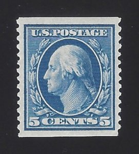 US #355 1909 Blue Wmk 191 Perf 12 Vert Mint OG LH VF Scv $225
